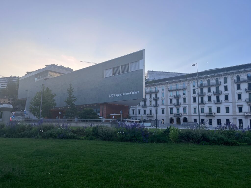 The LAC art and culture museum in Lugano, Switzerland